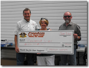 Fun Run Cheque